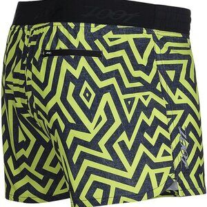 NWT XL ZOOT Sports Men’s 3-Inch PCH 3” Running Short – Green Lightweight Liner